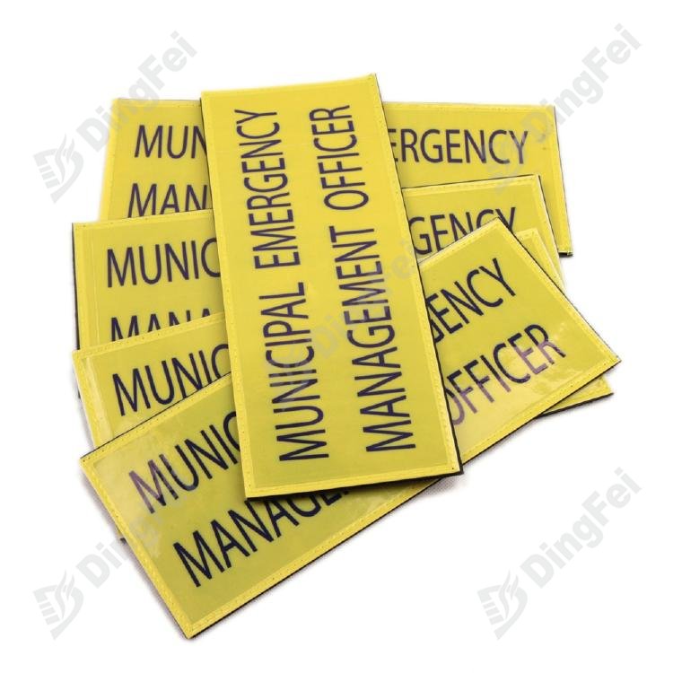 Custom Printing Reflective Security PVC Patches - 